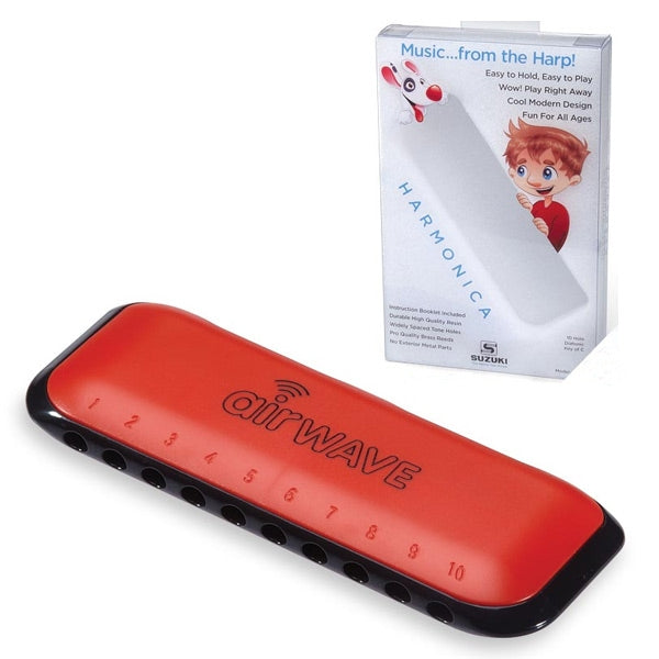 Suzuki AW-1 Airwave Harmonicas (Rouge)