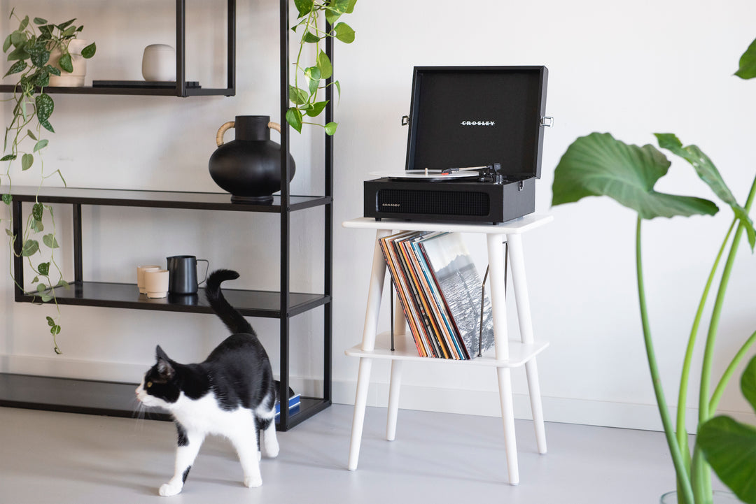 Crosley - Meuble pour tourne-disque Manchester (Blanc)