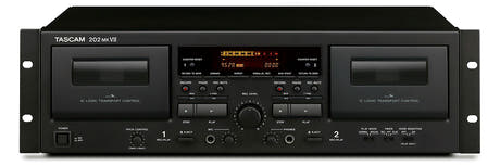 Tascam 202mkVII double lecteur-enregistreur de cassettes