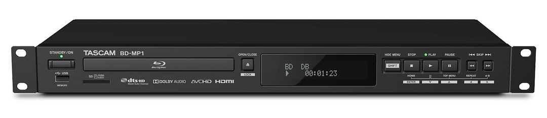 Tascam BD-MP1 Blu Ray og DVD afspiller