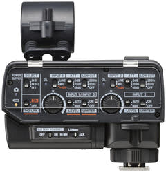 Tascam CA-XLR2D adaptateur de microphone pour caméra, Canon