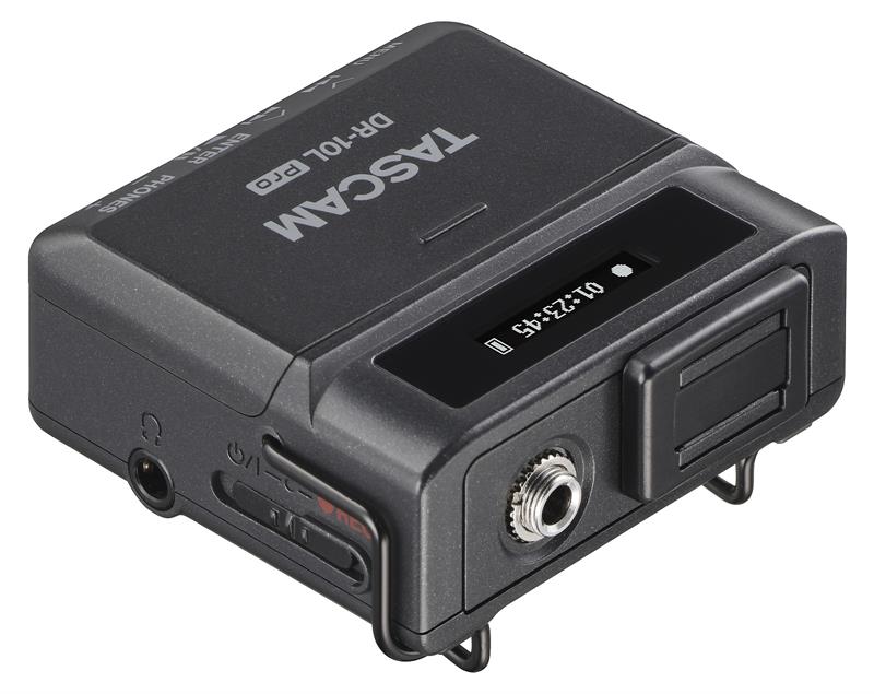 Tascam DR-10L Pro Enregistreur avec microphone lavalier, noir
