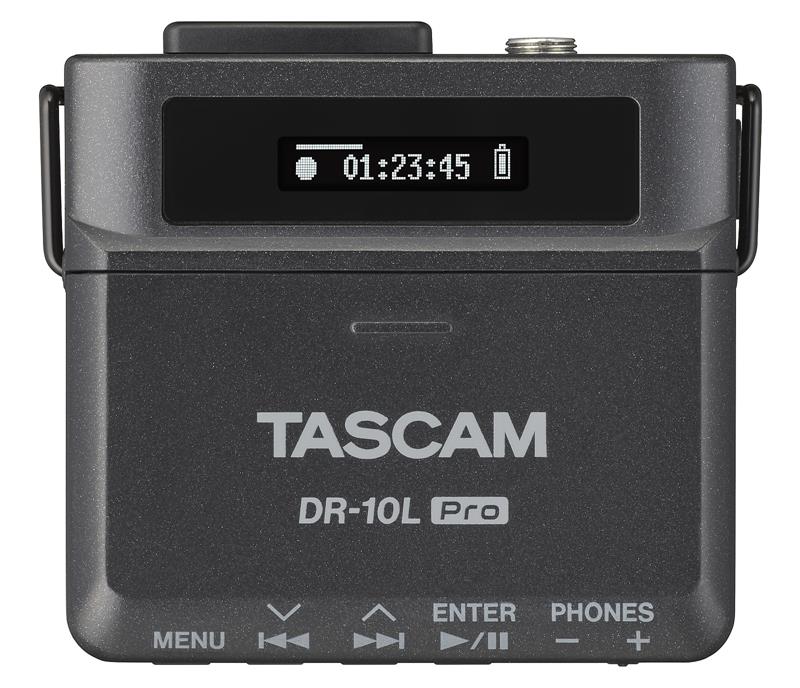 Tascam DR-10L Pro Enregistreur avec microphone lavalier, noir