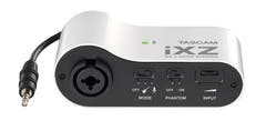 Tascam iXZ Microphones et préampli instrument pour Apple