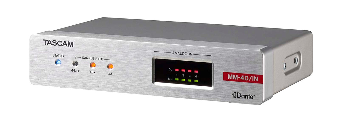 Convertisseur Dante analogique Tascam MM-2D 2 entrées / 2 sorties, XLR