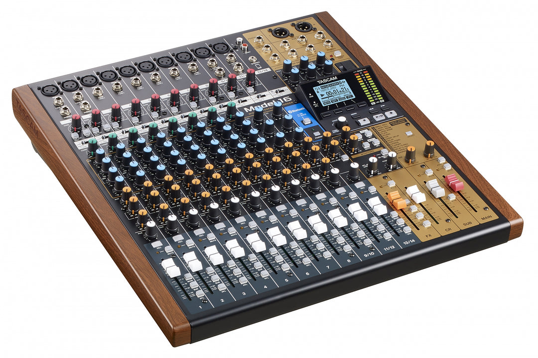 Tascam Model 16 mixeur analogique et enregistreur numérique 14 pistes