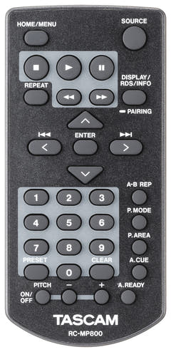 Tascam lecteur multimédia avec SD/USB et tuner DAB/FM