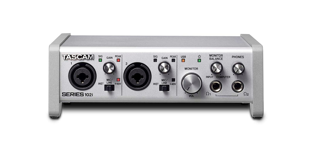 Tascam Series 102i interface USB audio/Midi avec mixeur DSP 10in/4out