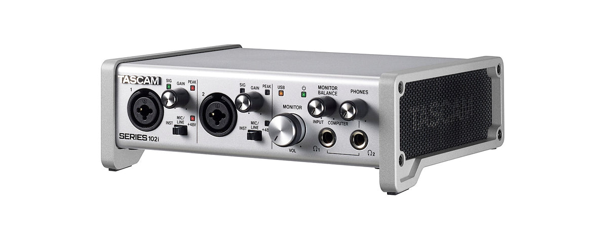 Tascam Series 102i USB audio/Midi interface m/ DSP mixer 10in/4out