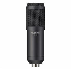 Tascam TM-70 microphones dynamique pour studio et podcast, avec suspension