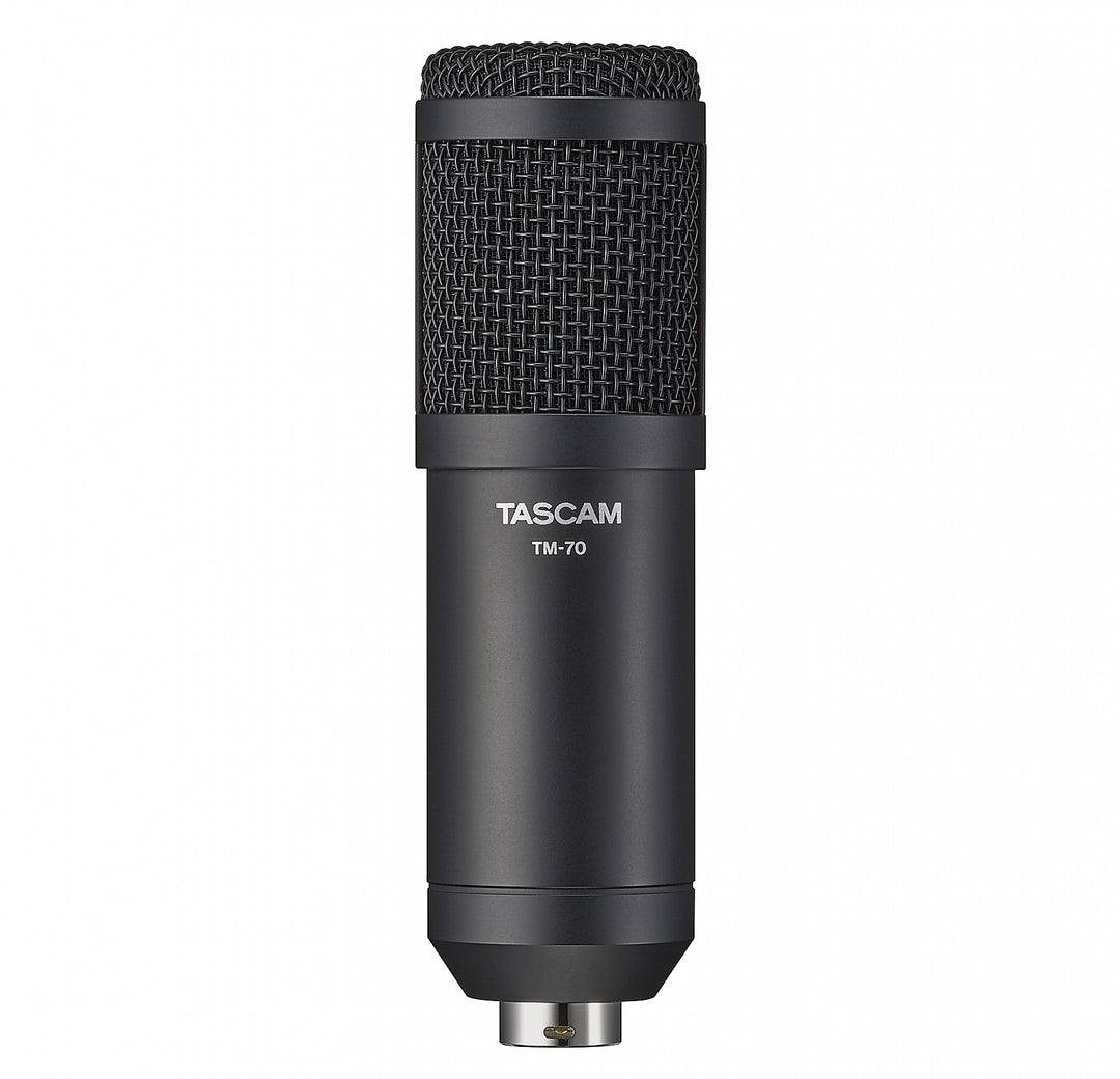 Tascam TM-70 microphones dynamique pour studio et podcast, avec suspension