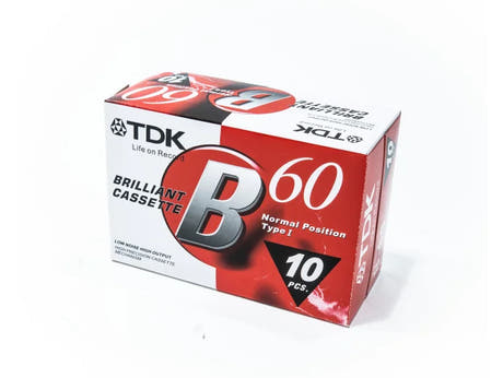 TDK - cassette (10x60 min.)