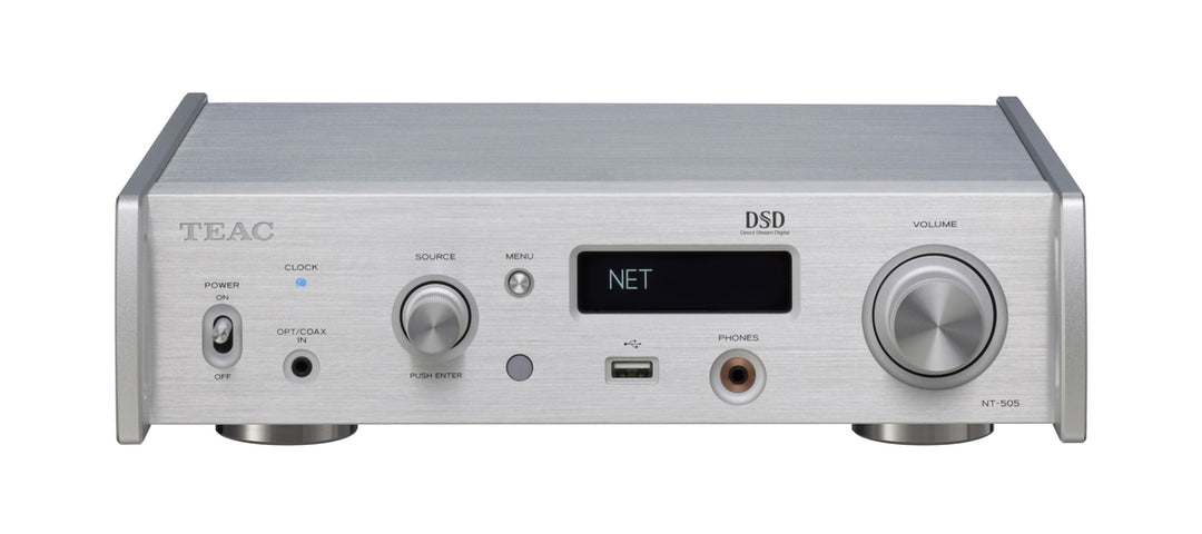 TEAC NT-505-X USB Network DAC Pré-ampli (Argent)