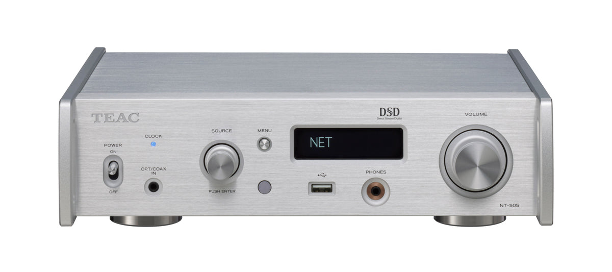 TEAC NT-505-X USB Network DAC Pré-ampli (Argent)