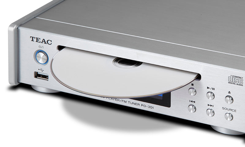 TEAC PD-301DAB-X/S, Lecteur DAB+/FM et CD (Argent)