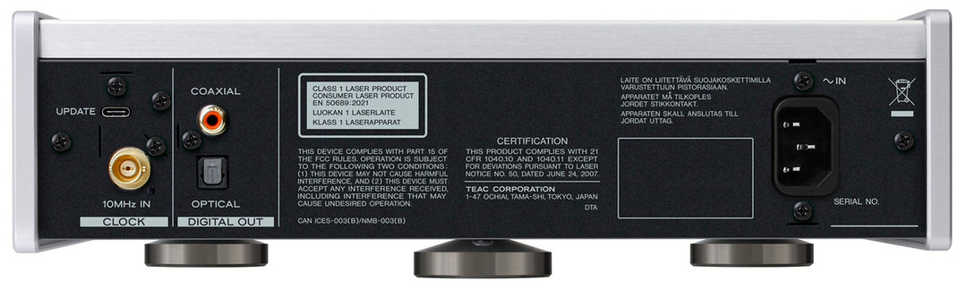 TEAC PD-505T Lecteur CD (Argent)