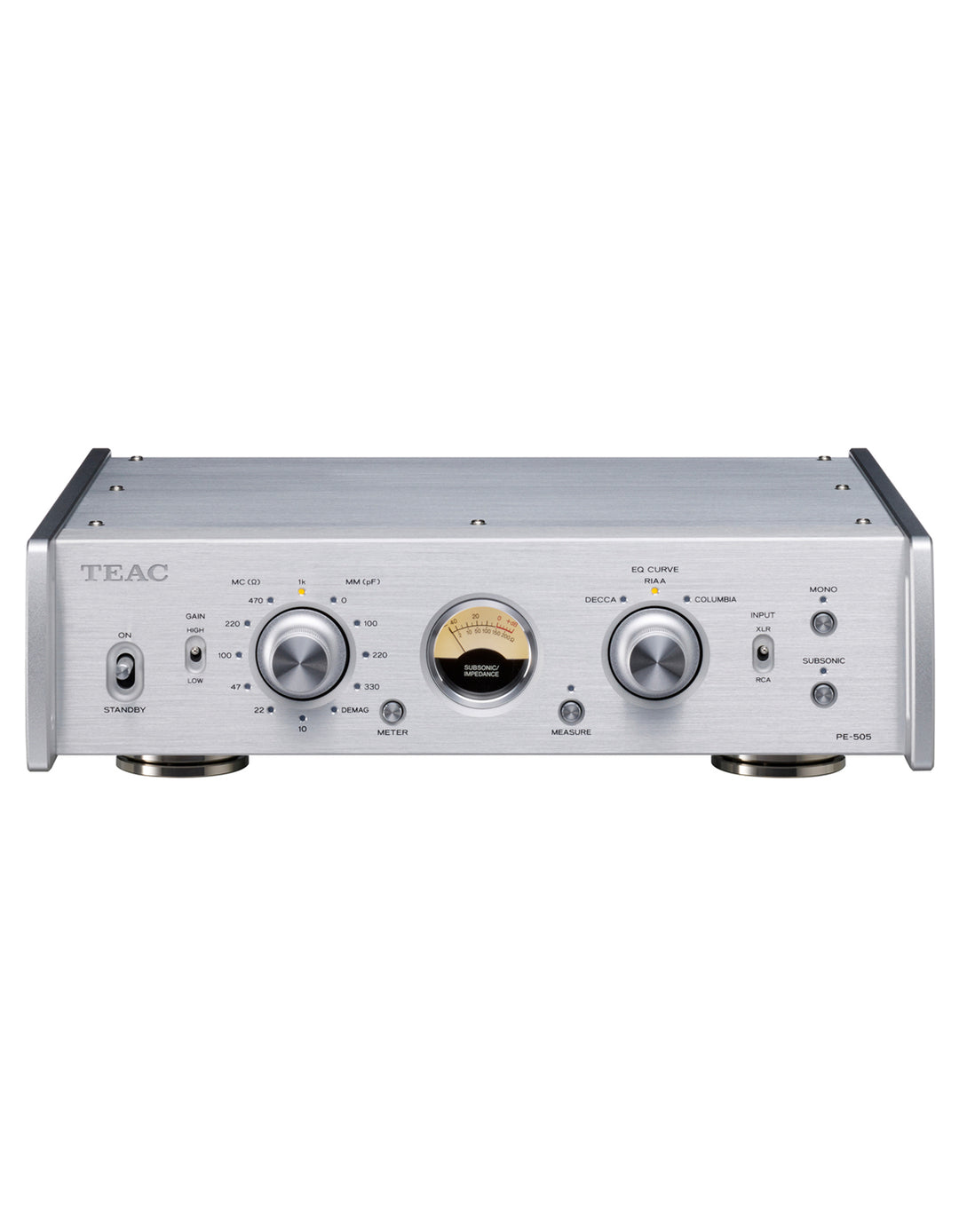 TEAC PE-505 Préamplificateur Phono (Argent)