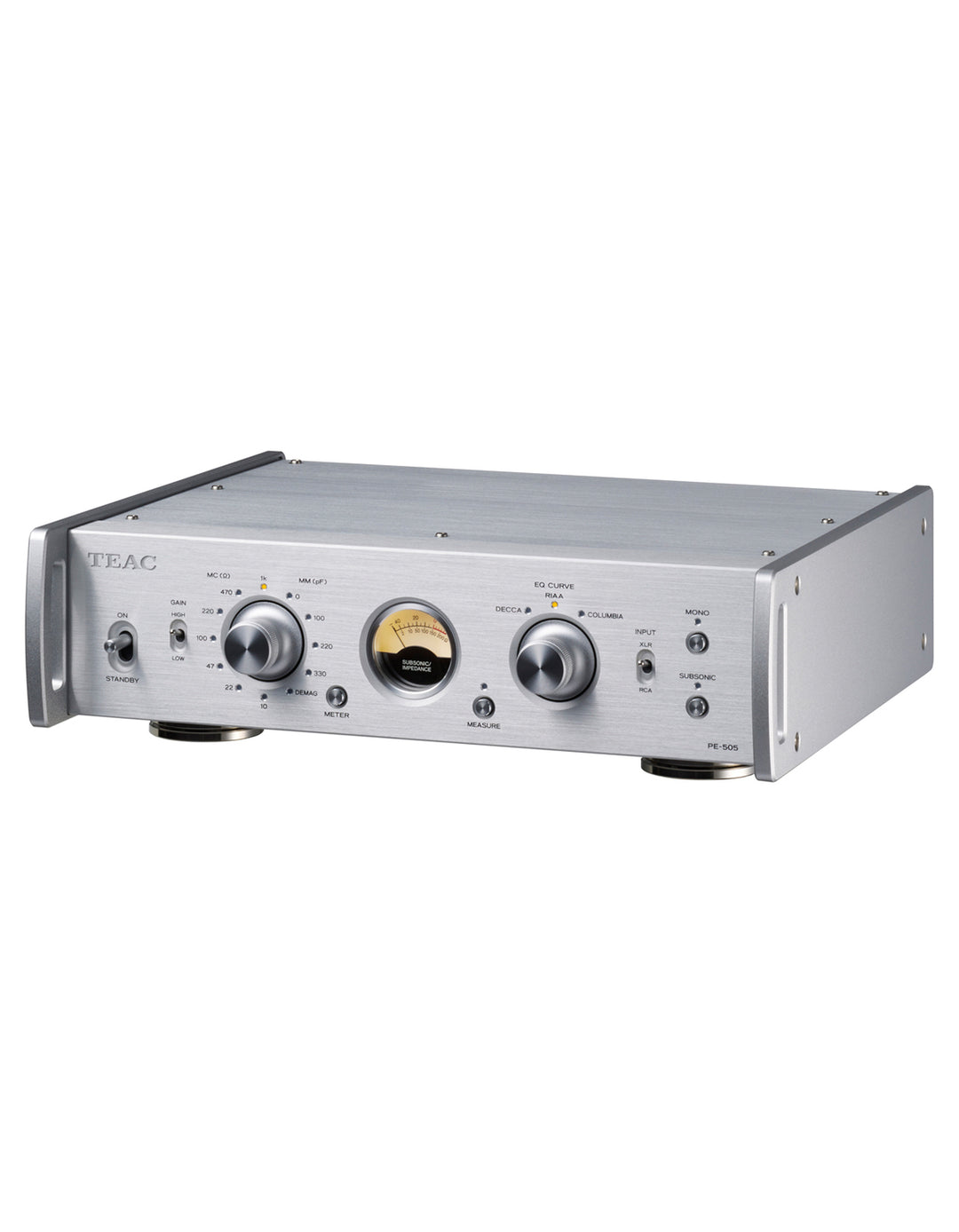 TEAC PE-505 Préamplificateur Phono (Argent)