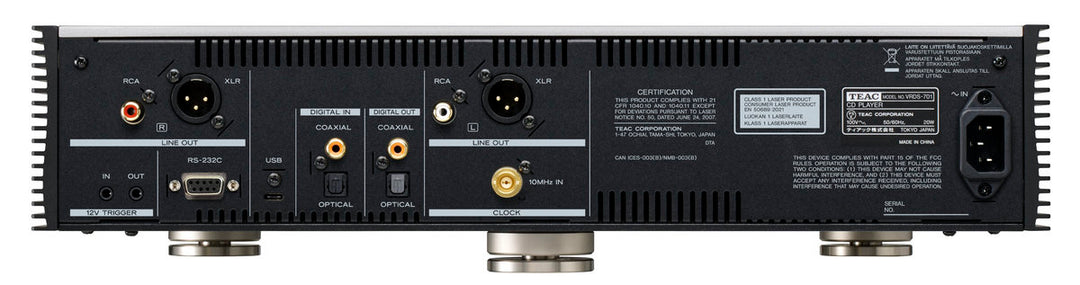 TEAC VRDS-701 Lecteur CD (Argent)