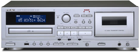 TEAC AD-850-SE CD/cassette/USB argent