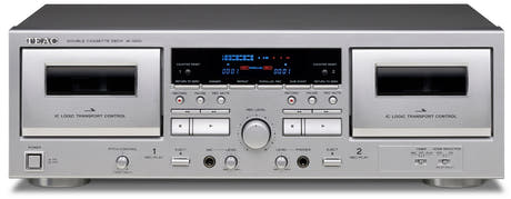 TEAC W-1200 double platine cassette argent