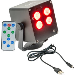 TinyLED Lampe à Batterie avec Effet Wash