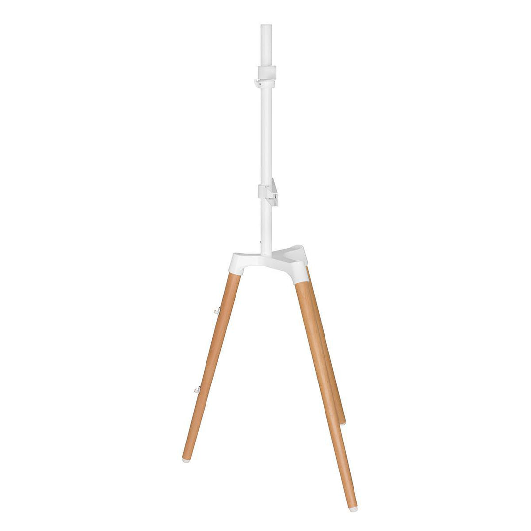 Support TV au Sol (Blanc, Hêtre, 50-65")