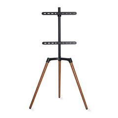 Support TV sur pied (Noir, Hêtre 50-65")