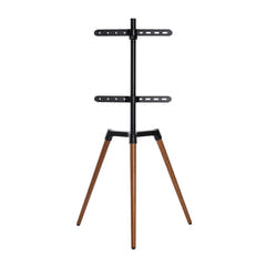 Support TV sur pied (Noir, Hêtre 50-65")