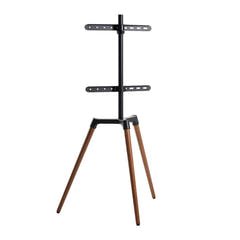 Support TV sur pied (Noir, Hêtre 50-65")