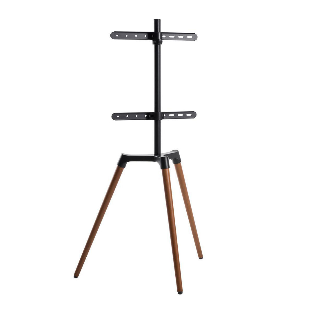 Support TV sur pied (Noir, Hêtre 50-65")