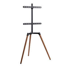 Support TV sur pied (Noir, Hêtre 50-65")