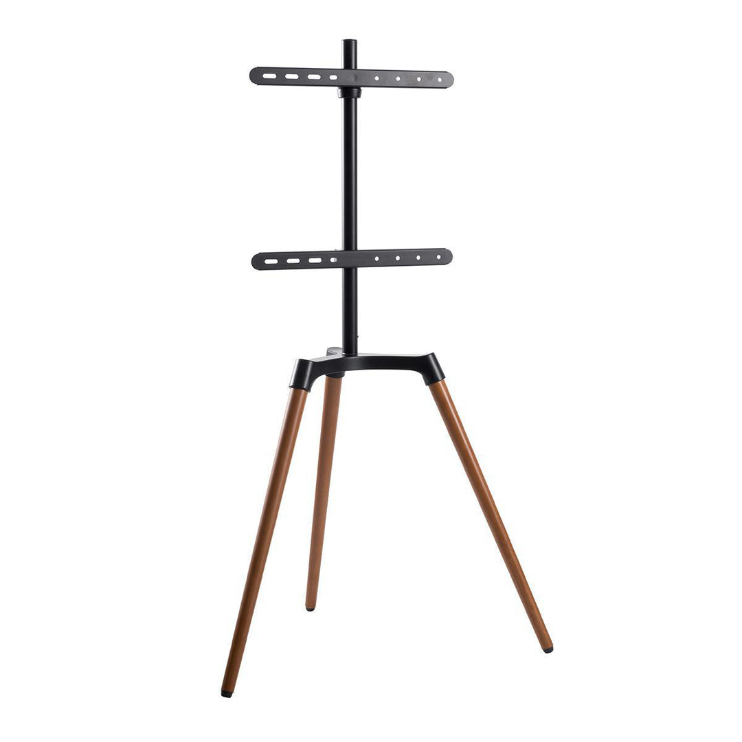 Support TV sur pied (Noir, Hêtre 50-65")