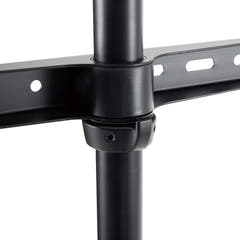 Support TV sur pied (Noir, Hêtre 50-65")
