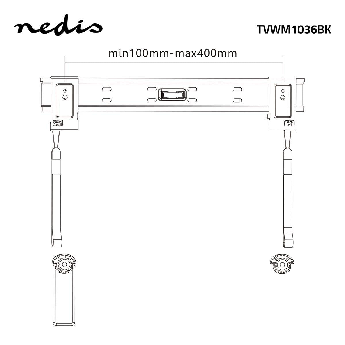 Tv Wall bracket Quick 33 - 55 " 50 kg