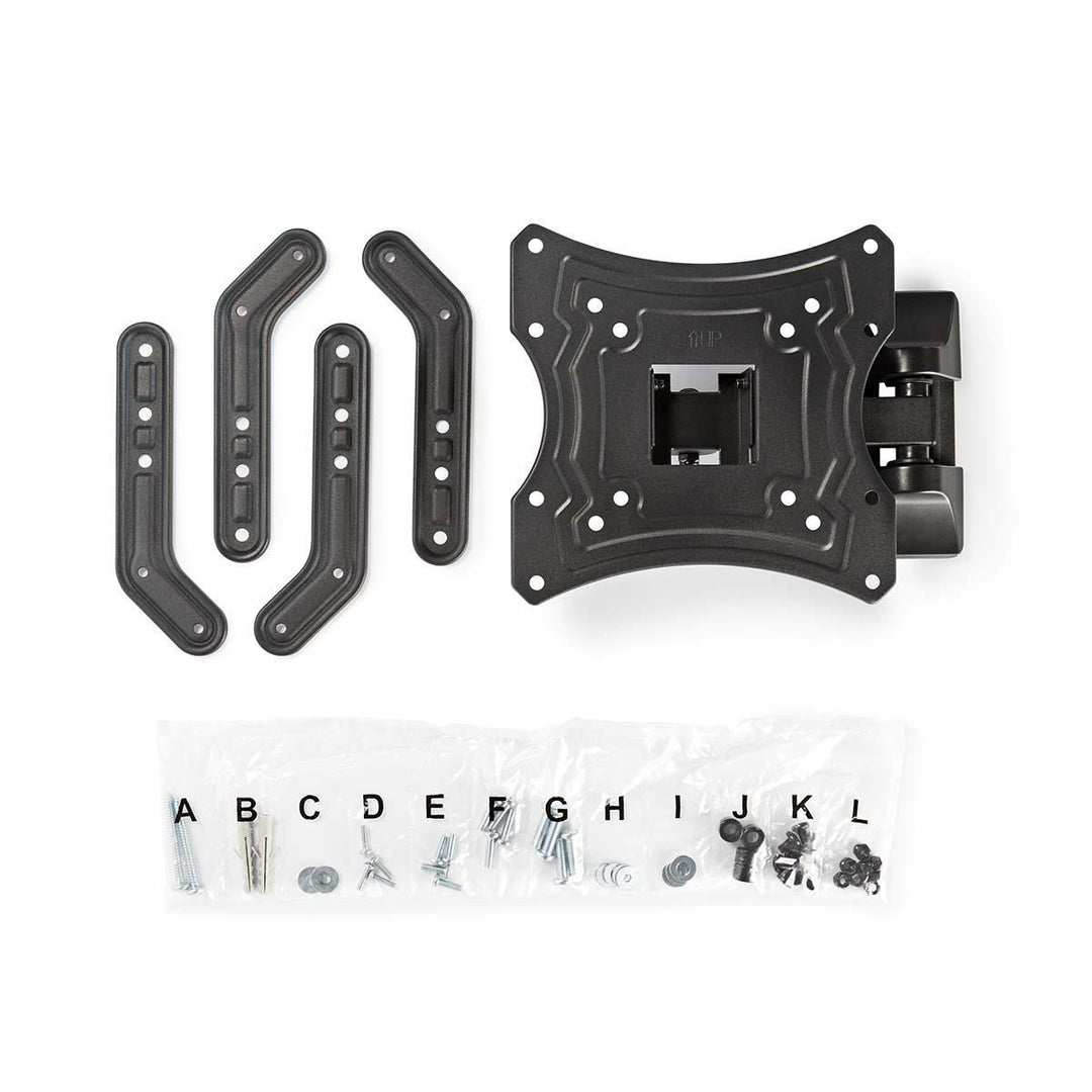 Support TV entièrement articulé avec 2 points de pivot (23-55", 30kg)