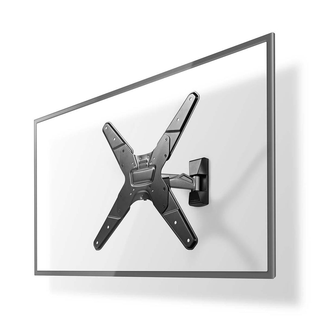 Support mural TV entièrement articulé 26-42 " 30 kg Argent/Noir