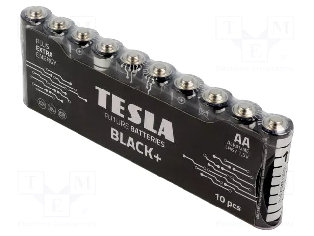 Tesla Black+ AA Piles (10 pcs)