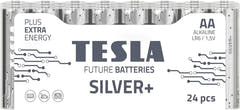 Tesla Silver+ AA Piles Alcalines (48 pcs)