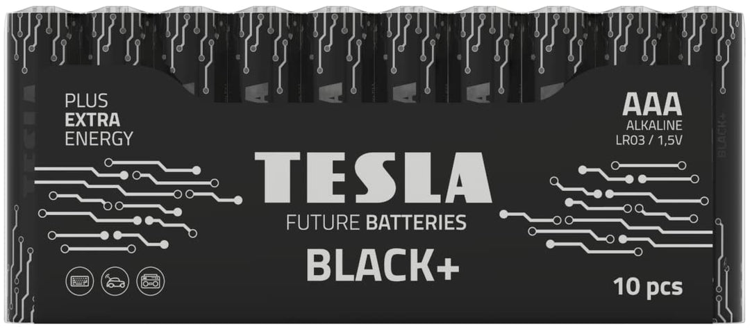 Tesla Black+ AAA Piles (10 pcs)