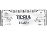 Piles alcalines Tesla Silver+ AA (10 pcs)