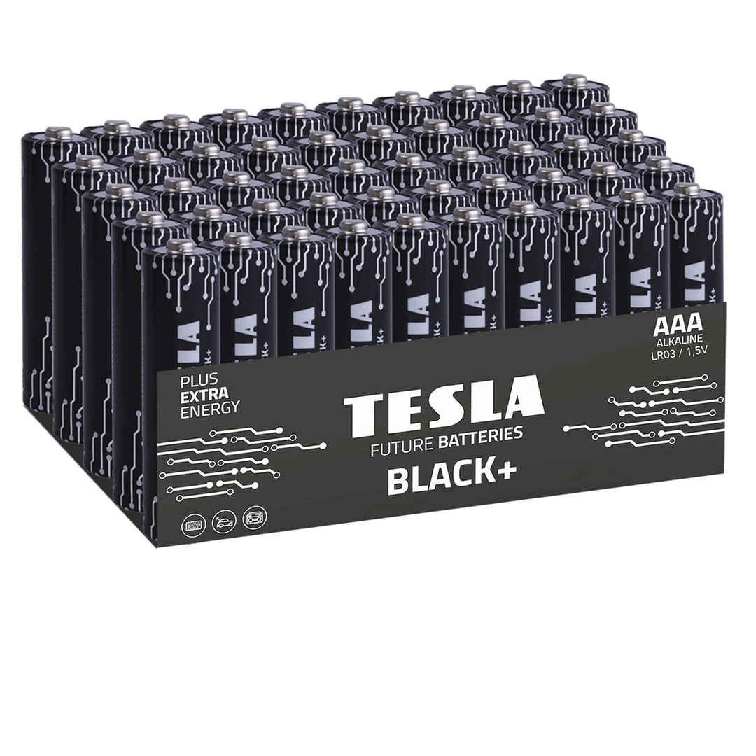 Tesla Black+ AAA Piles (50 pcs)
