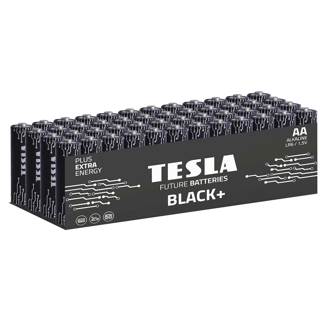 Tesla Black+ AA Piles (48 pcs)