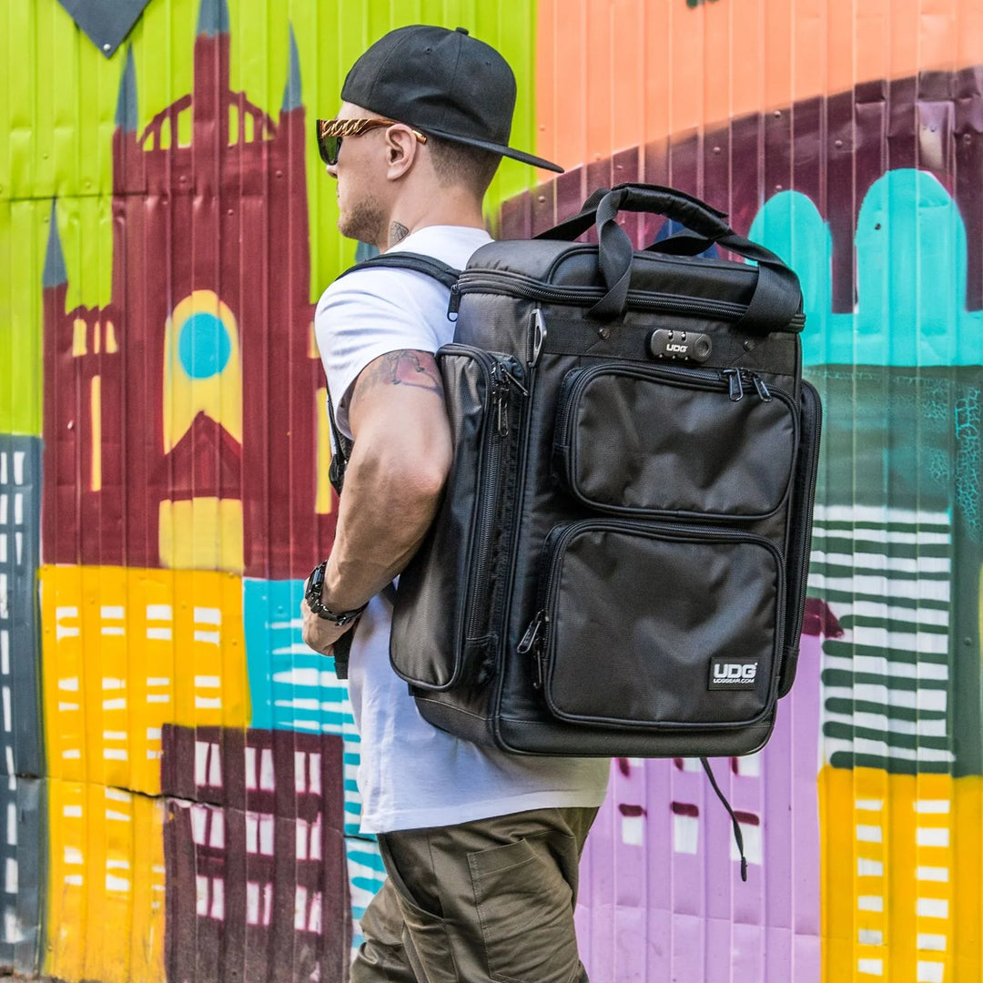 UDG Ultimate ProducerBag Large - Noir / intérieur orange