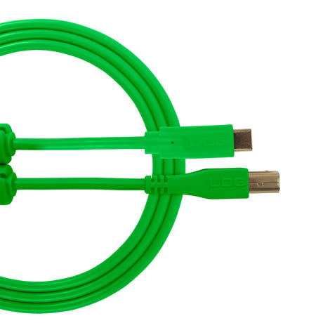 UDG Ultimate Audio Cable USB 2.0 C-B Vert Droit 1,5m