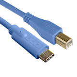 UDG Ultimate Audio Cable USB 2.0 C-B Bleu Droit 1,5m
