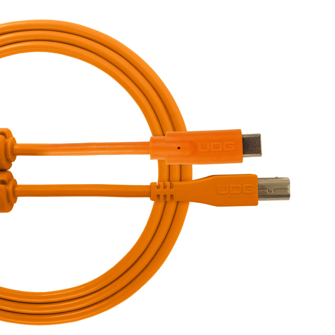 UDG Ultimate Audio Cable USB 2.0 C-B Orange Droit 1,5m