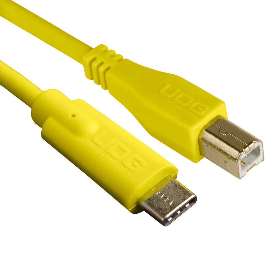 UDG Ultimate Audio Cable USB 2.0 C-B Jaune Droit 1,5m