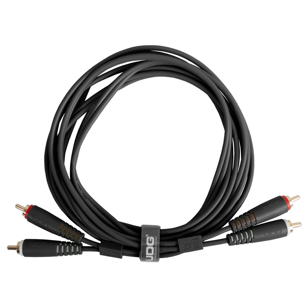 UDG Ultimate Audio Cable Set RCA - RCA Noir Droit 3m
