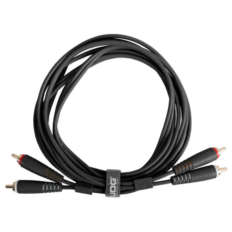 UDG Ultimate Audio Cable Set RCA - RCA Noir Droit 1,5m